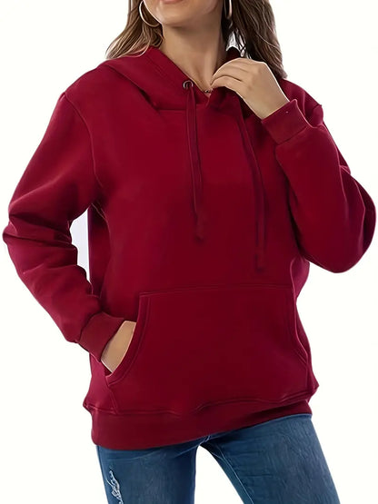 Sweat à capuche femme – Pull douillet en coton doux pour confort quotidien