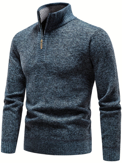 Pull col roulé homme – Pull en laine doux et chaud pour hiver élégant