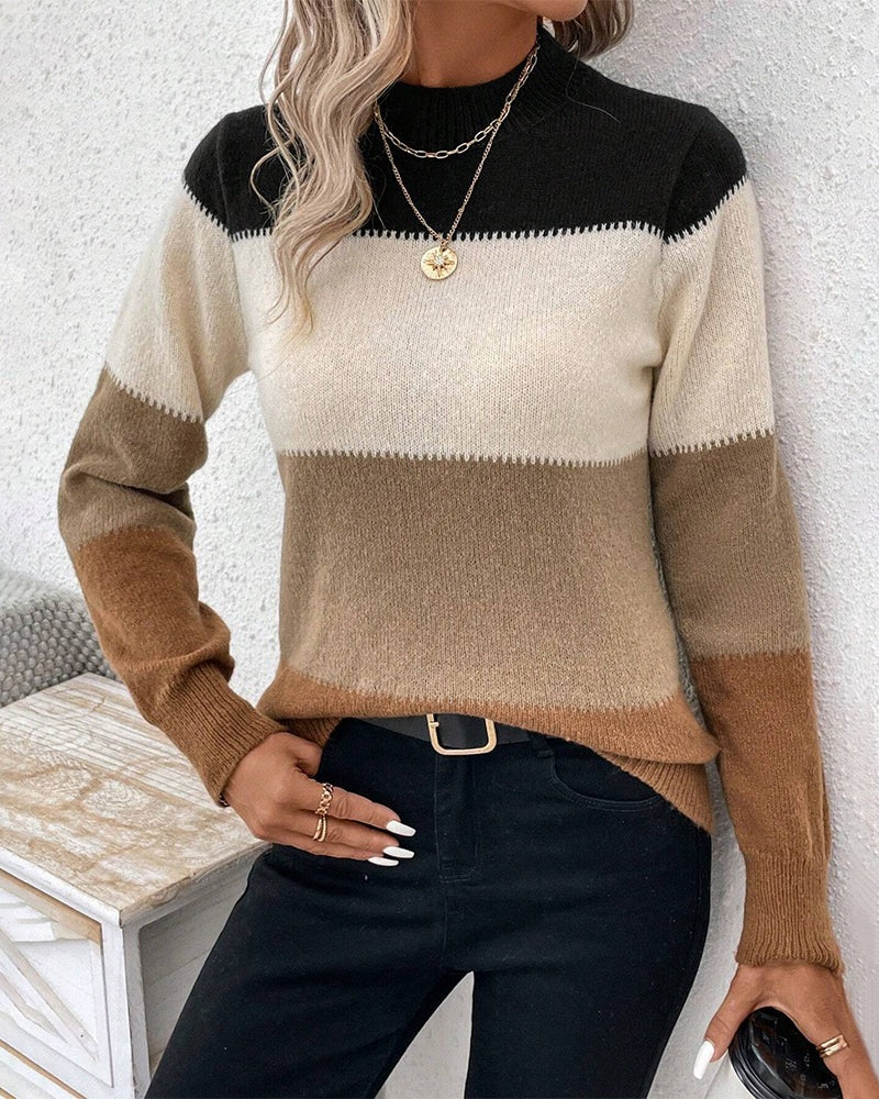 Pull léger femme – Pull en coton doux à manches longues pour été et mi-saison