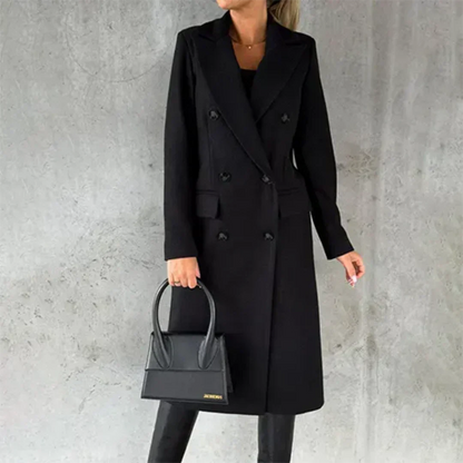 Trench-coat femme – Manteau élégant en tissu léger pour automne et hiver