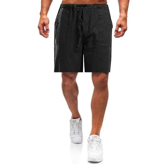 Shorts homme – Shorts avec cordon de serrage en coton léger et confortable