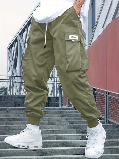 Pantalon Cargo-Jogger homme – Pantalon décontracté en coton, style urbain et confortable