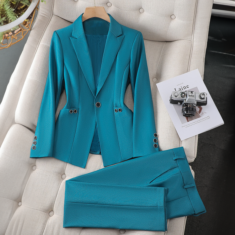 Blazer classique femme – Veste élégante en tissu léger pour bureau et soirée