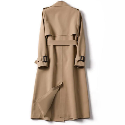 Trench-coat femme – Manteau élégant en tissu léger pour automne-hiver