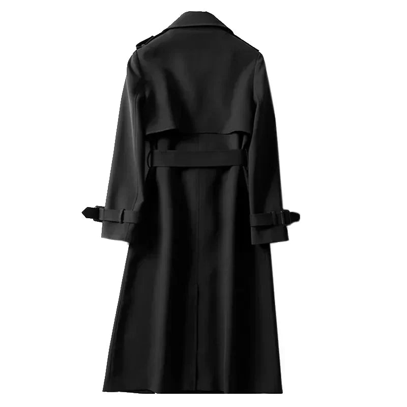 Trench-coat femme – Manteau élégant en tissu léger pour automne-hiver