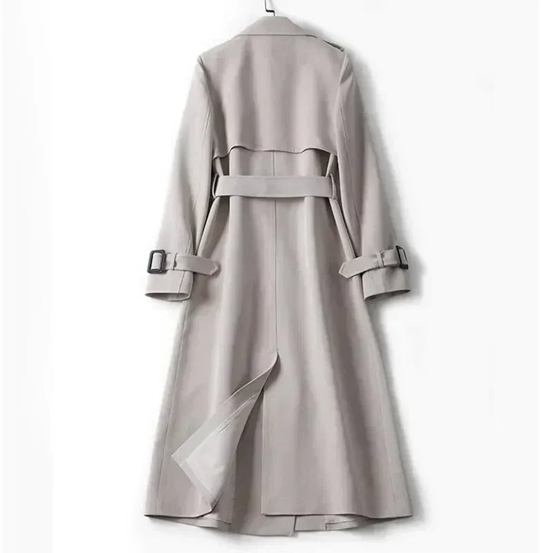 Trench-coat femme – Manteau élégant en tissu léger pour automne-hiver