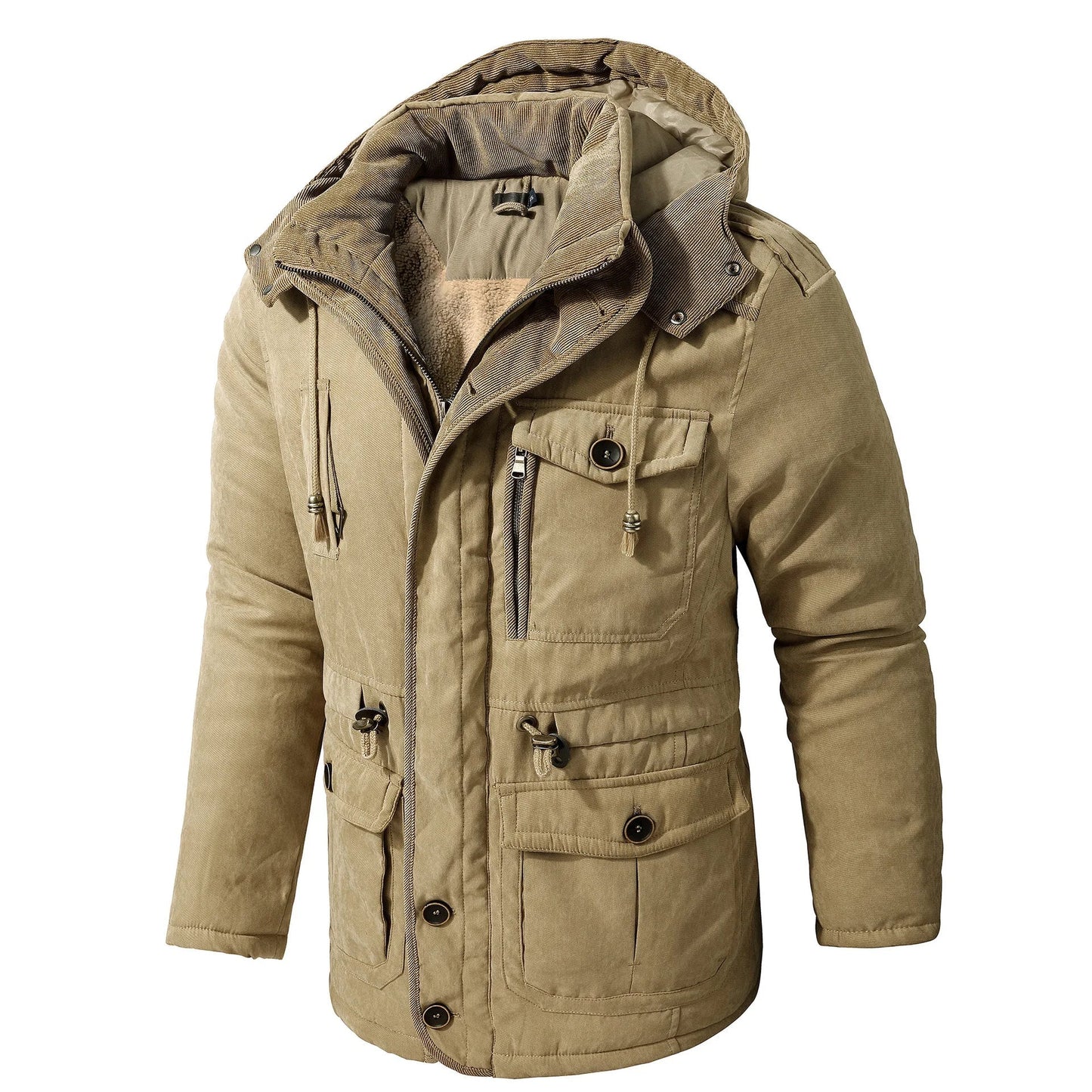 Veste d'hiver homme – Veste chaude avec poches pratiques et style moderne