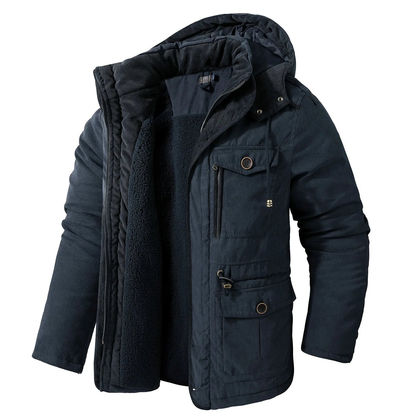 Veste d'hiver homme – Veste chaude avec poches pratiques et style moderne