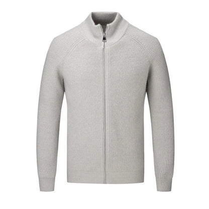 Veste en tricot homme – Veste à fermeture éclair confortable et élégante