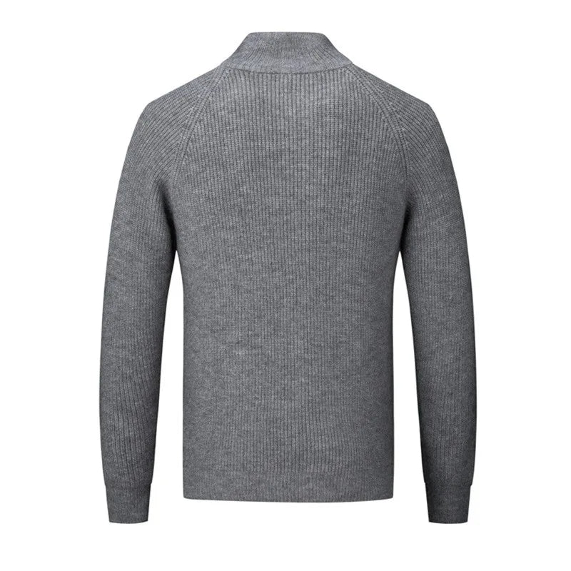 Veste en tricot homme – Veste à fermeture éclair confortable et élégante