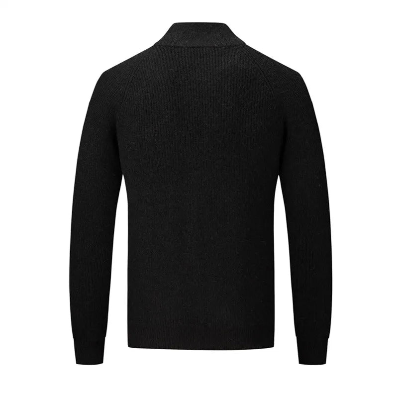 Veste en tricot homme – Veste à fermeture éclair confortable et élégante