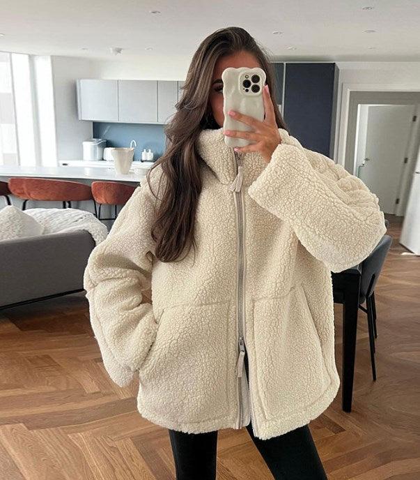 Veste d'hiver femme – Manteau chaud à fermeture éclair, style élégant et confortable