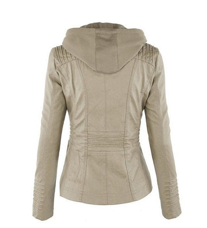 Veste femme avec capuche amovible – Veste chaude et élégante pour toutes saisons