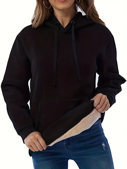 Sweat à capuche femme – Pull douillet en coton doux pour confort quotidien