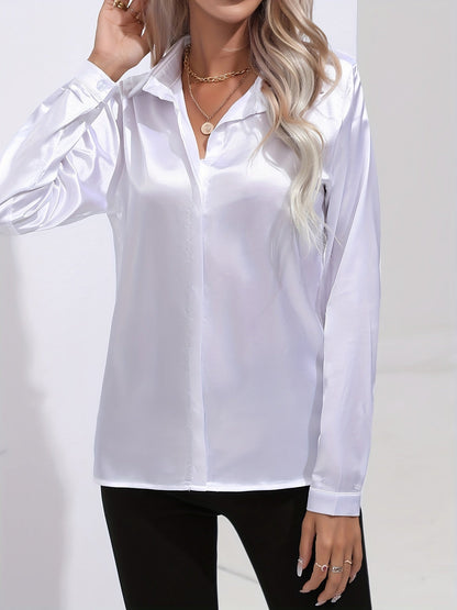 Blouse femme manches longues – Chemisier élégant en coton léger pour tous les jours