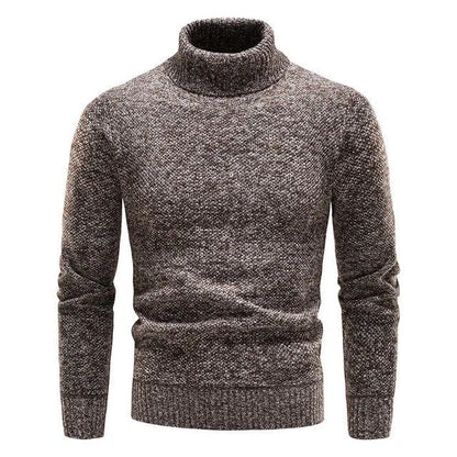 Pull col roulé homme – Pull en laine doux et chaud pour hiver élégant