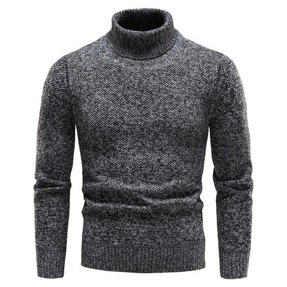 Pull col roulé homme – Pull en laine doux et chaud pour hiver élégant