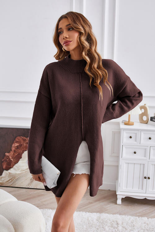 Pull tendance femme – Pull à col rond chic en tricot doux et confortable