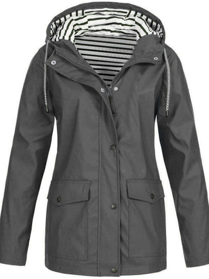 Veste imperméable femme – Veste coupe-vent légère et élégante pour outdoor