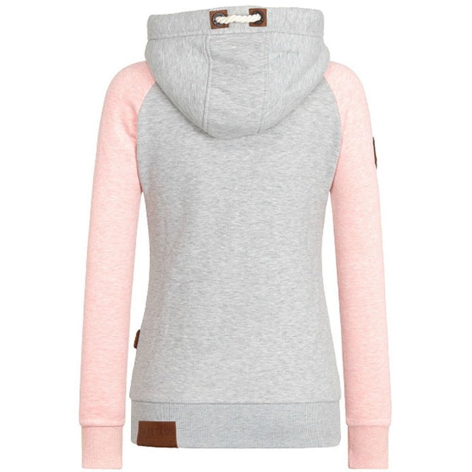 Veste femme avec capuche – Veste raglan confortable et tendance pour automne