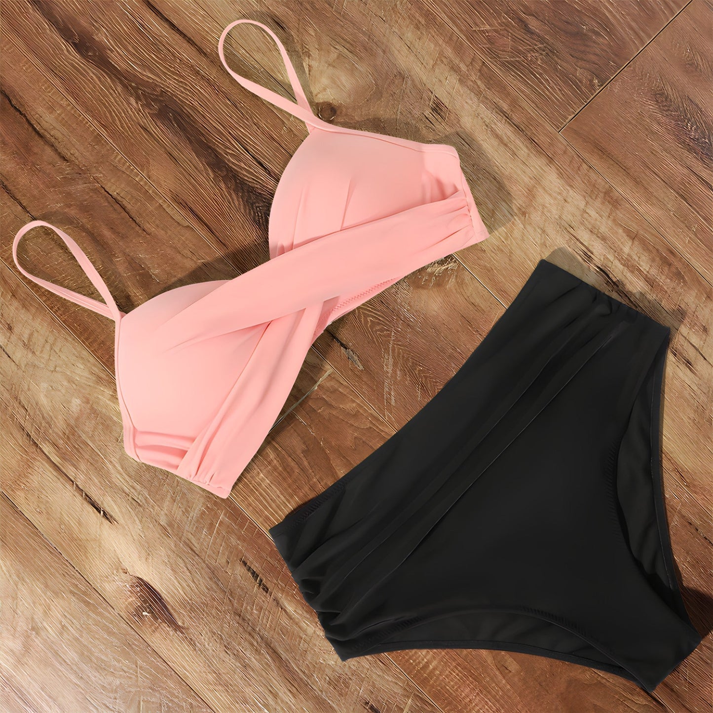 Bikini femme – Ensemble de maillot de bain élégant à motifs tendance et confortable