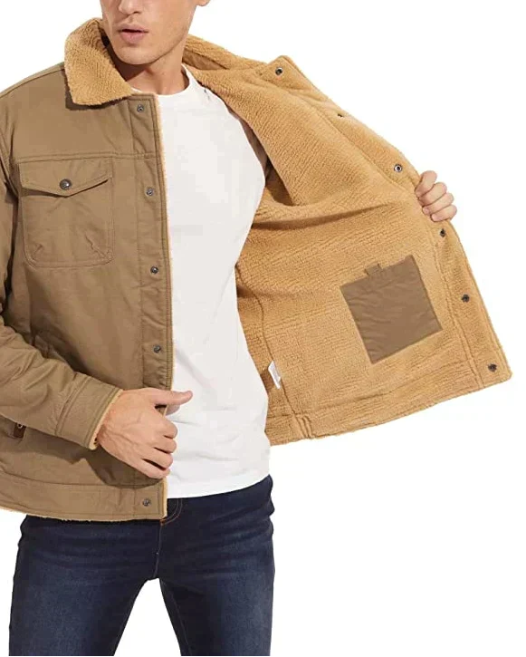 Veste bomber homme – Veste légère avec doublure chaude et style décontracté