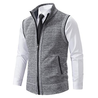 Gilet élégant homme – Gilet chic en laine pour occasions habillées et casual