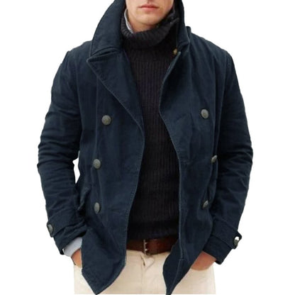 Veste croisée homme – Veste à col à revers élégante pour occasions formelles