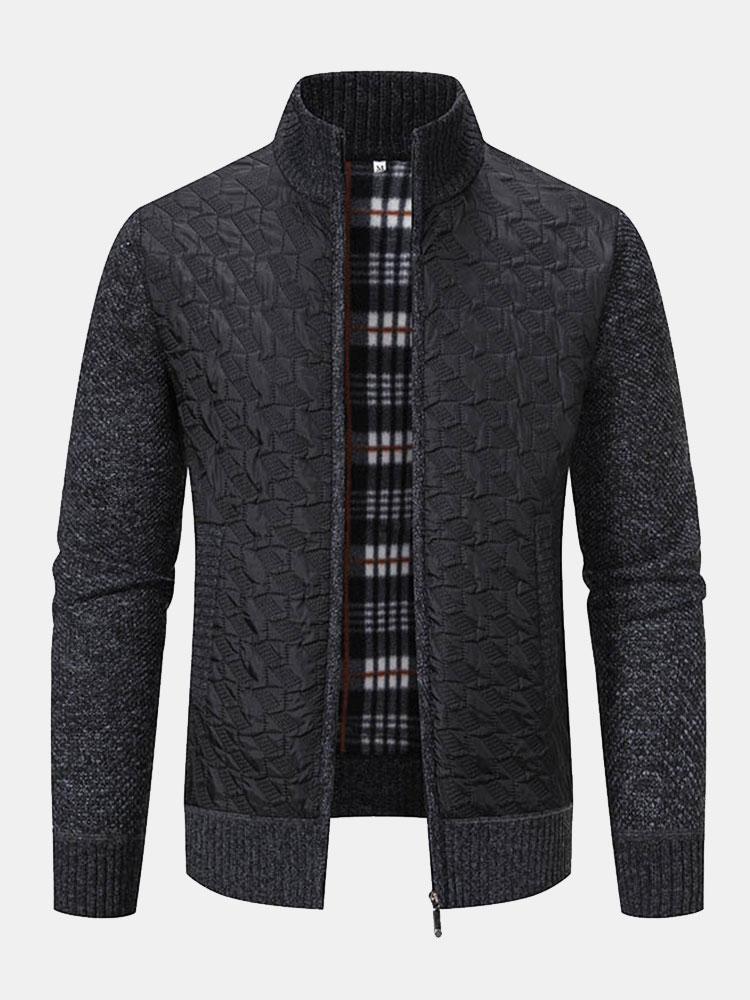 Pull en tricot homme – Pull à motifs tendance en laine pour hiver et casual