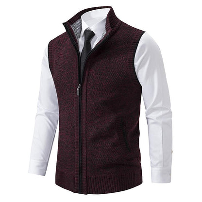 Gilet élégant homme – Gilet chic en laine pour occasions habillées et casual