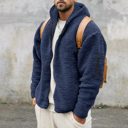 Veste à capuche homme – Veste loose en coton confortable et tendance