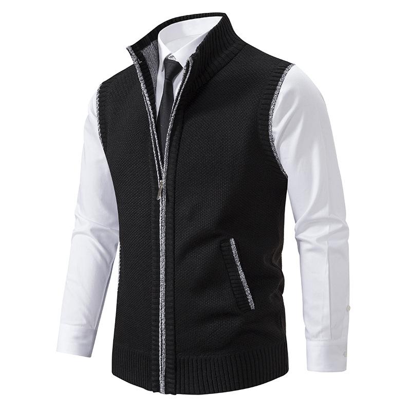 Gilet élégant homme – Gilet chic en laine pour occasions habillées et casual