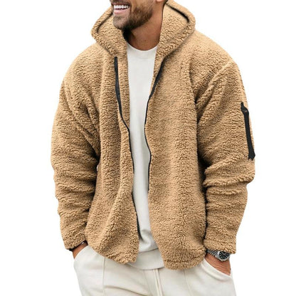 Veste à capuche homme – Veste loose en coton confortable et tendance