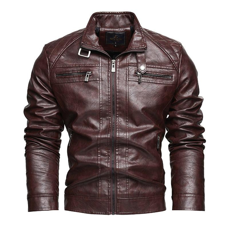 Veste vintage homme – Veste avec poches zippées et style rétro chic