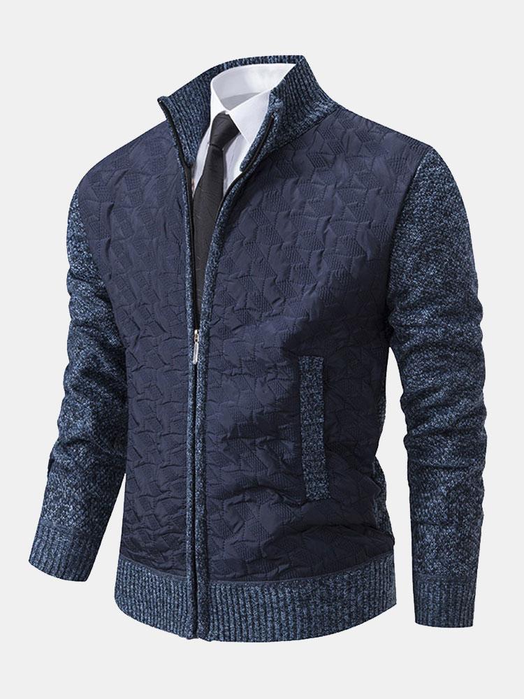 Pull en tricot homme – Pull à motifs tendance en laine pour hiver et casual