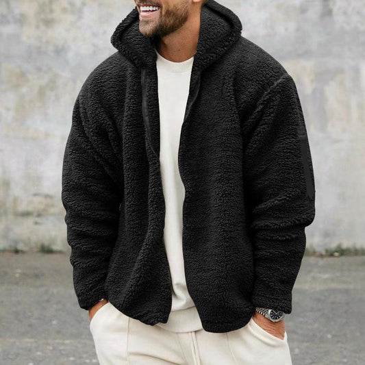 Veste à capuche homme – Veste loose en coton confortable et tendance