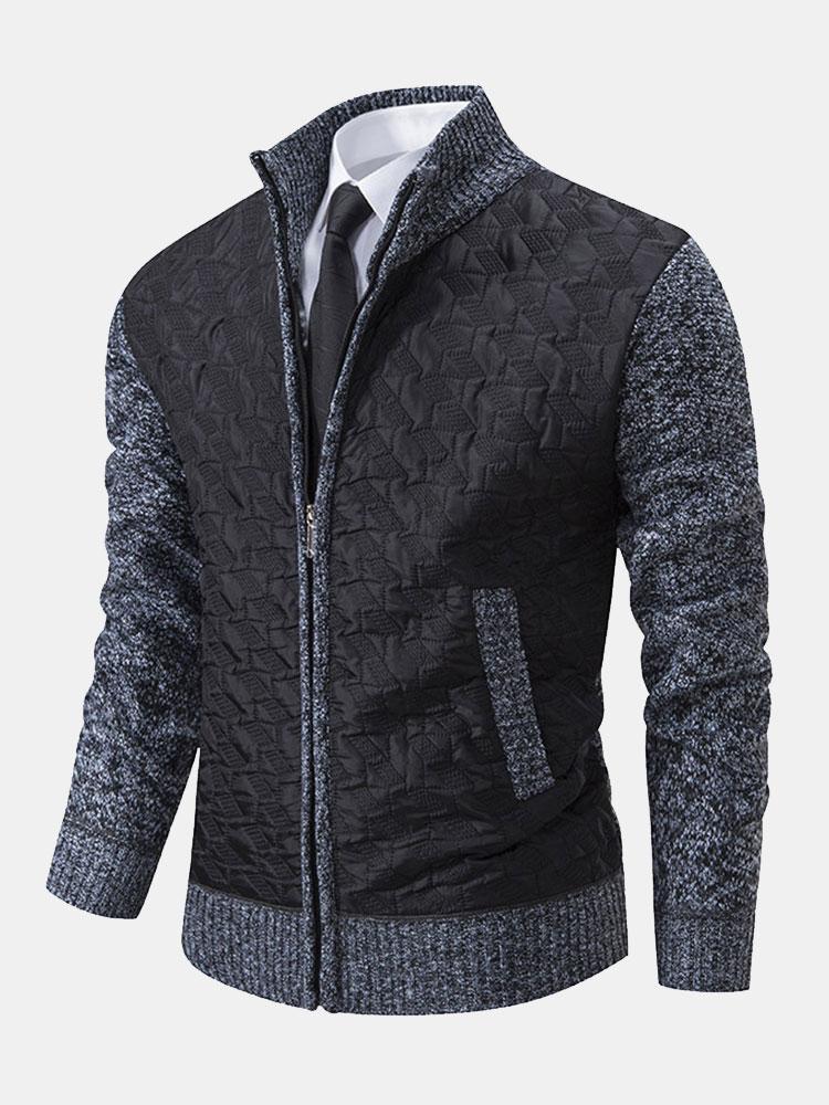 Pull en tricot homme – Pull à motifs tendance en laine pour hiver et casual