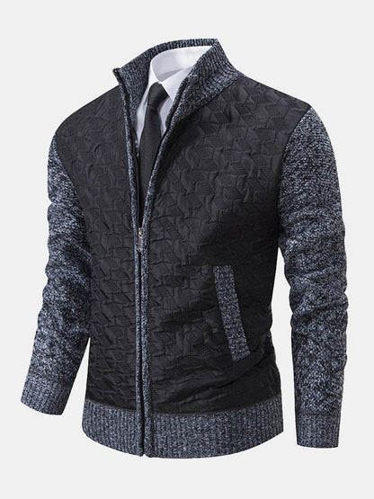 Pull en tricot homme – Pull à motifs tendance en laine pour hiver et casual