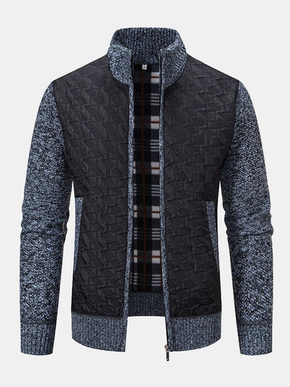 Pull en tricot homme – Pull à motifs tendance en laine pour hiver et casual