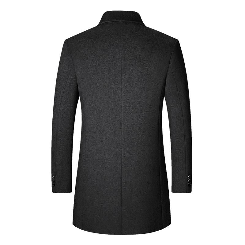 Veste Slim-fit homme – Veste élégante col montant en tissu premium pour soirée