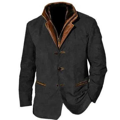 Veste Vintage Homme – Veste en Jean Style Rétro pour Look Décontracté Chic