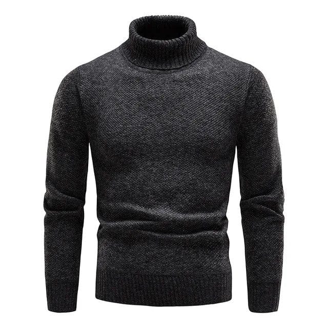 Pull col roulé homme – Pull en laine doux et chaud pour hiver élégant