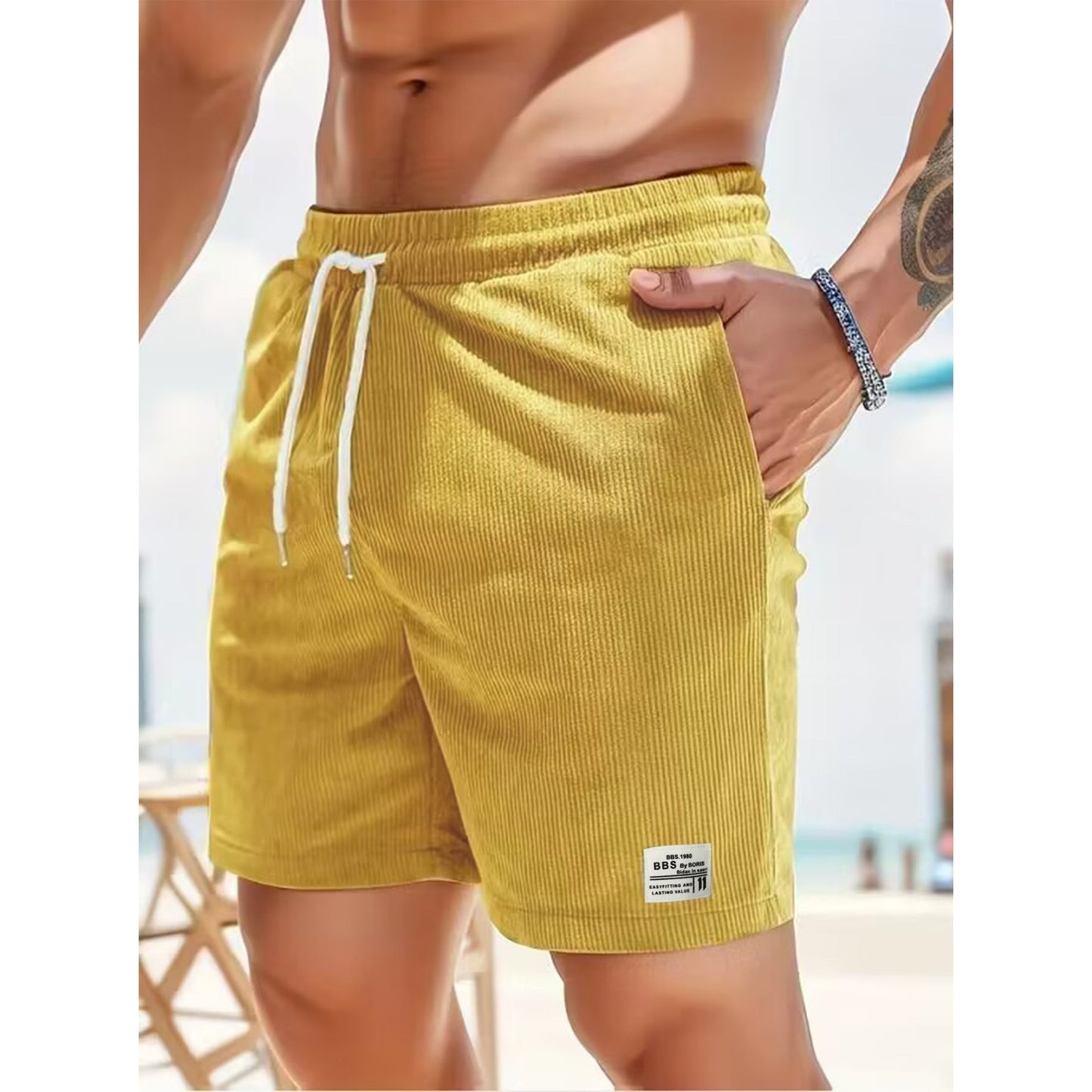 Shorts de loisirs homme – Shorts confortables en coton pour été et vacances