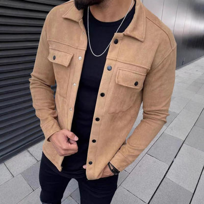 Veste homme élégante – Veste avec boutons et poches poitrine pour look chic