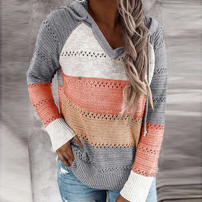 Pull en tricot femme – Pull mode élégant à manches longues et doux