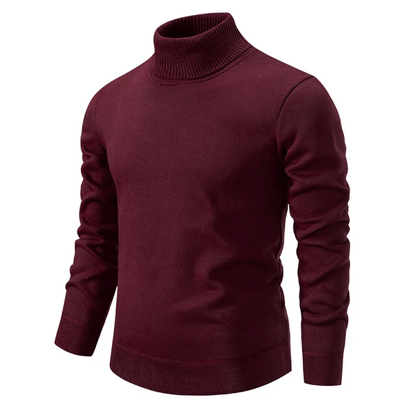 Pull col roulé homme – Pull en laine doux et chaud pour hiver élégant