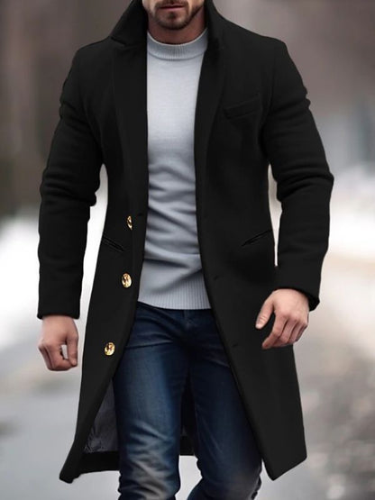 Veste homme col revers – Veste élégante en tissu léger pour occasions formelles