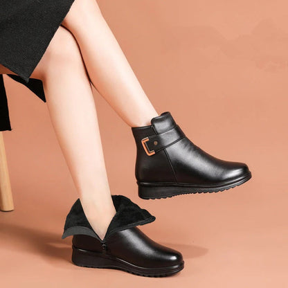 Bottines élégantes femme – Chaussures en cuir chic pour occasions spéciales