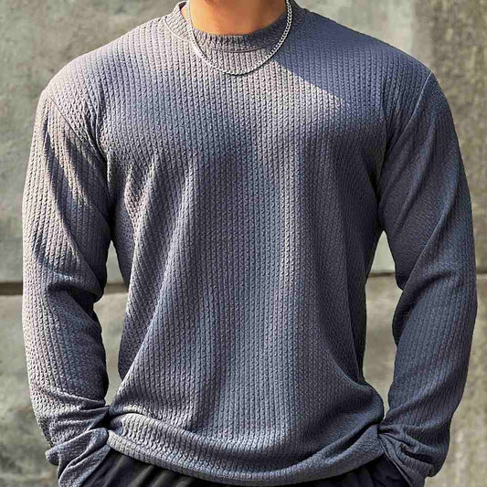 Pull confortable homme – Sweat en coton doux, coupe décontractée pour l'hiver