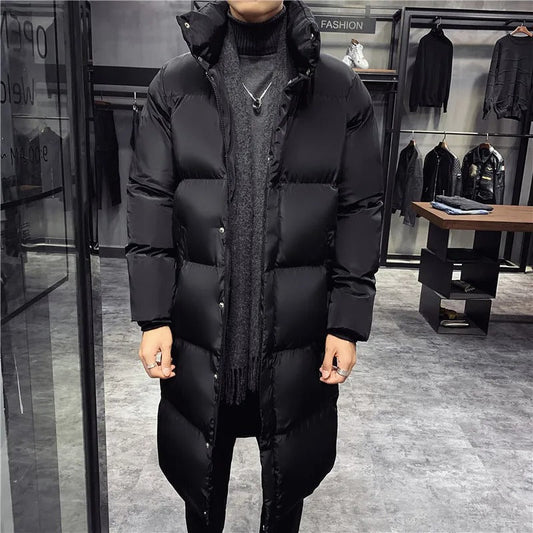 Veste d'hiver homme – Parka chaude à capuche imperméable et stylée